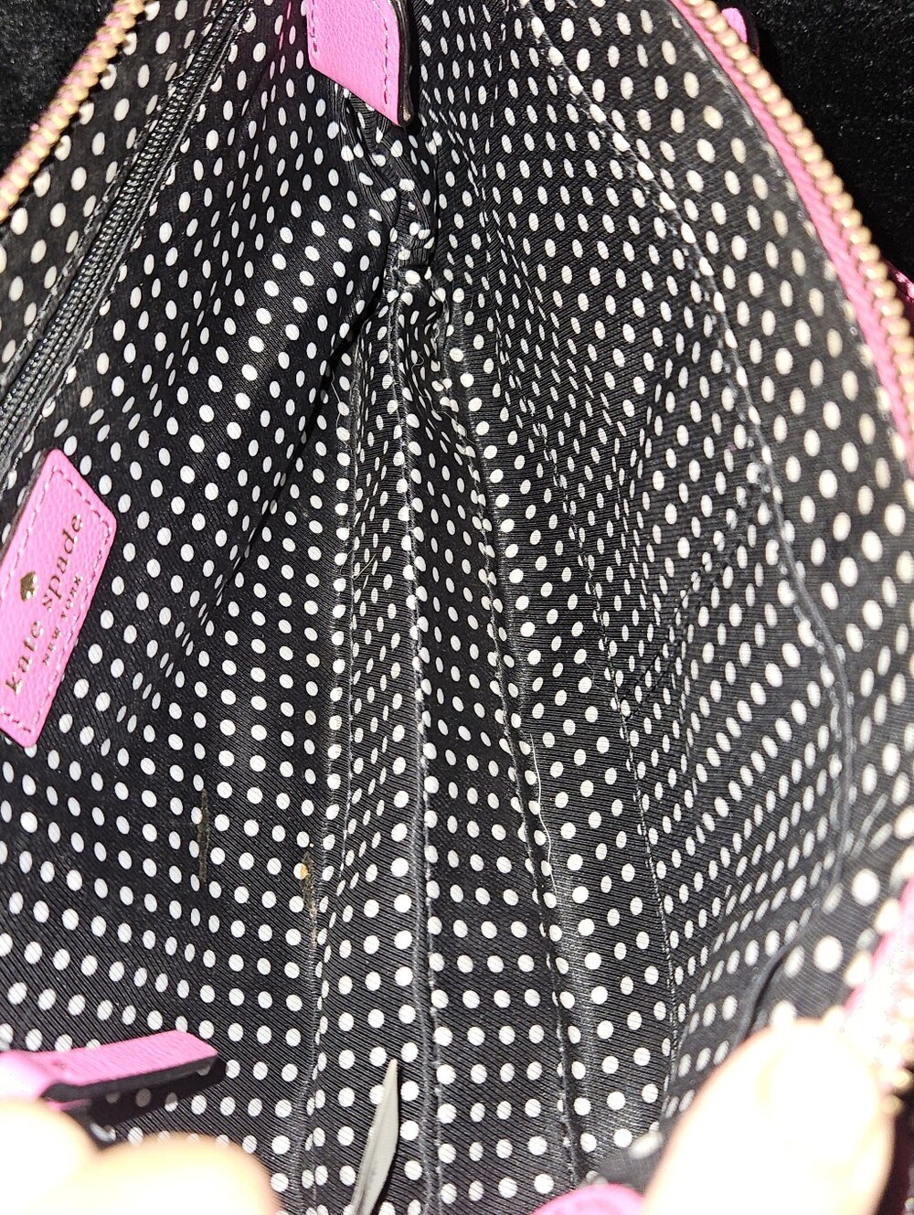 Kate Spade Villabella Avenue "Celina" Bow Crossbody - Stunning Pink (Like New) - Picture 10 of 11